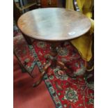 A 19th Century Wine Table. D 47 x H 66 cm approx.
