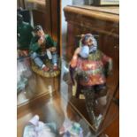 A Royal Doulton Figure of The Poacher (HN2043) and The Foamy Quart (HN2162).