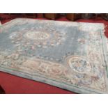 A large Chinese Rug. W 369 x 470 cm approx.