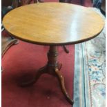 A really good Mahogany Wine Table of good proportions. D 65 x H 72 cm approx.