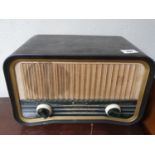 A Minuet Vintage Radio along with another.