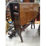 A late 19th Century Mahogany Sutherland Table. 73 x 60 x H 65 cm approx.