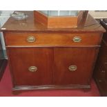 A 19th Century two door Cabinet. W 92 x D 51 x H 87 cm approx.