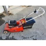 A large Mountfield Emperor Lawnmower with a Briggs & Stratton engine.