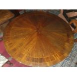 A 19th Century Pollard Oak circular Table. D 121 x H 69 cm approx.