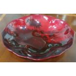 A Royal Doulton Flambe Bowl.