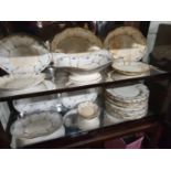 A good quantity of 19th Century English Dinnerware.