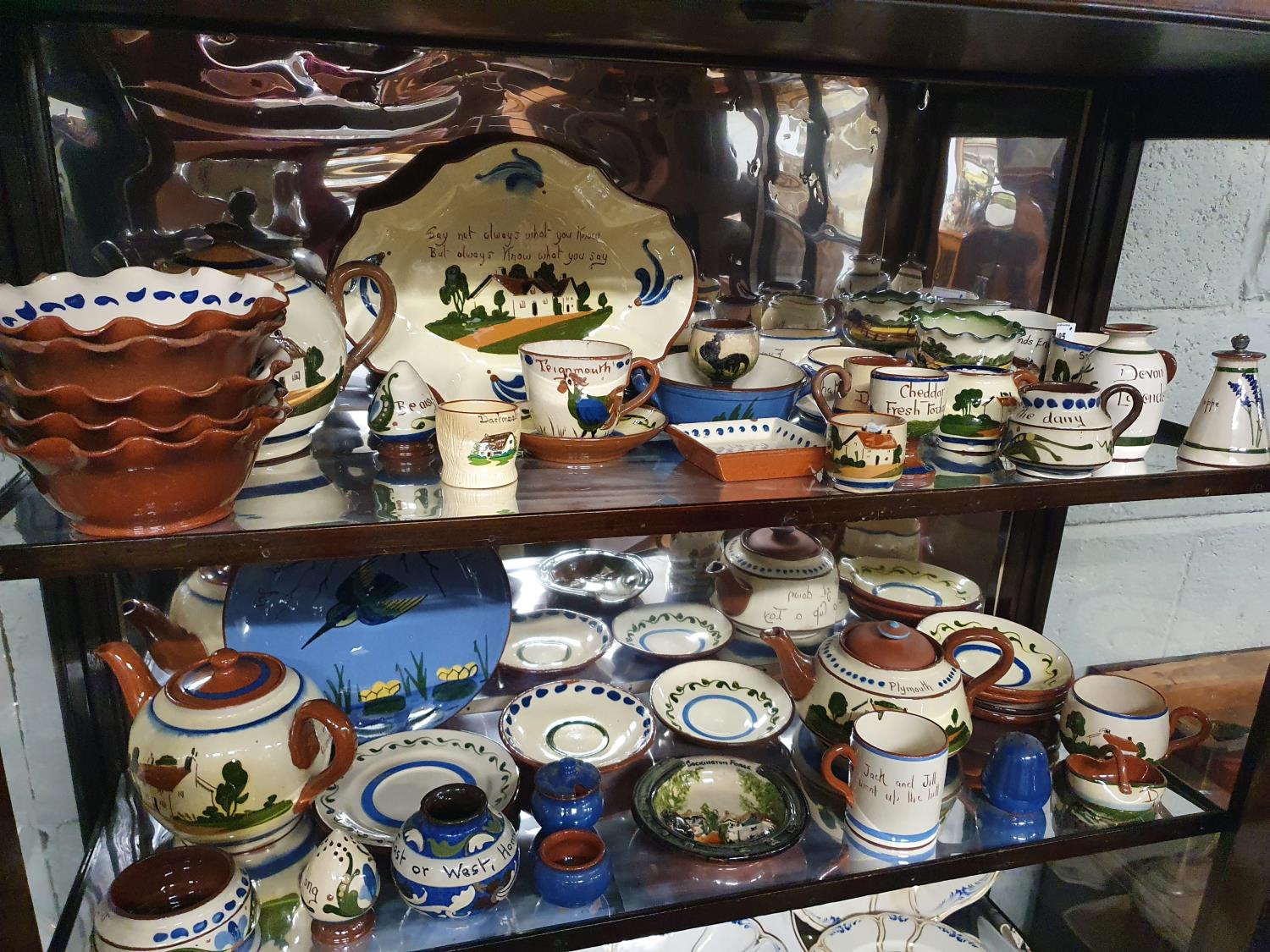 A large quantity of Torquay ware Pottery.