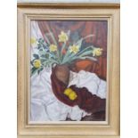 'Spring and Summer'. Two large Oils on Canvas by Reginald A Ward. Both signed and one engraved