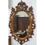 A good pair of Plaster Gilt Mirrors. 56 x 90 cm approx.