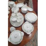 An extremely large quantity of Royal Doulton Ainsdale pattern China. In excess of 76 pieces.
