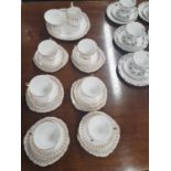 A Royal Vale Teaset along with a Tuscan China Teaset Honiton pattern and a Duchess symphony