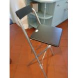 Two Fold up metal Stools.