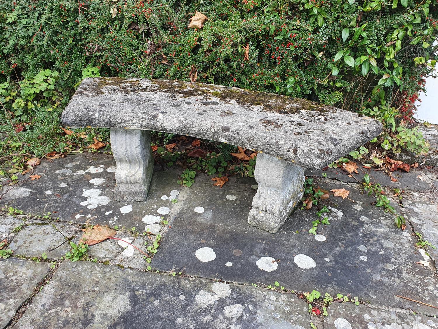 A good pair of Stone seats. - Image 2 of 2