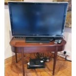 A JVC Flat screen TV and other items.