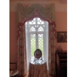 A lovely quantity of Curtains to include a pair covering the door and a full set for a triple Window