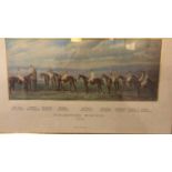 A coloured Print of The Punchestown Winners of 1868.
