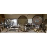 A quantity of Silver plated items.