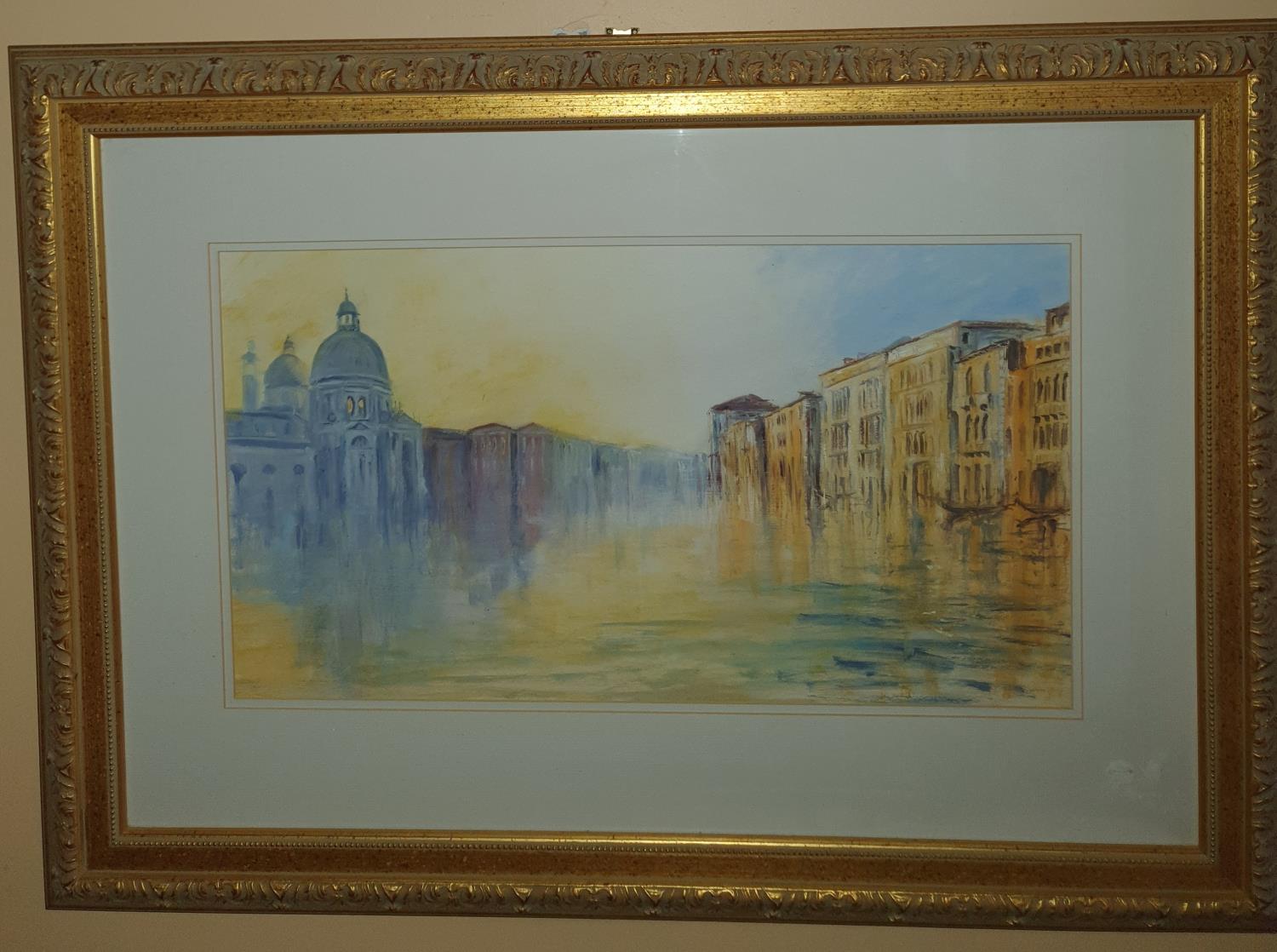 An Oil on Card, Venice. No apparent signature, along with its companion (AF). 33 x