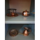 A quantity of Copper Items.