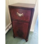 A 19th Century single Mahogany Inlaid Side Cabinet/Locker.