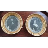 A good pair of 19th Century Prints in good period Gilt Frames. 19 x 26 cms approx.