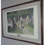 Two 19th Century Coloured Prints after Dendy Sadler of Summer Pursuits. Signed by the Artist in