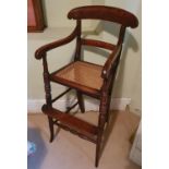 A really good 19th Century Child's High Chair. H86 x W38cm approx.