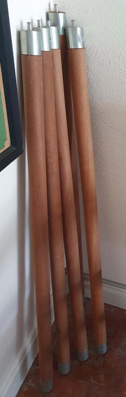 A quantity of Stallion Rubbing Poles. H124 x Diam.5cm approx.