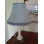 A Table Lamp and Shade.