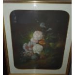 A good Early 20th Century Pastel, Still life of Flowers.