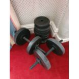 A quantity of Weights.