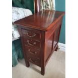 A good set of late 19th Century Bedside Cabinets with brushing slide. 39 x D71 x H77cm approx.