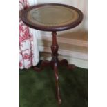 A miniature Mahogany wine Table.