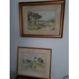 A group of three 19th Century Watercolours.