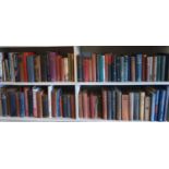 A really good quantity of Books on four shelves.