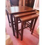 A good graduated set of three Mahogany Tables. The largest 61 x 45 x 62cm approx.