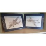 Two signed Aviation Prints.