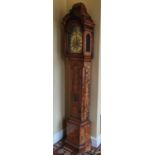 A very important Walnut and Marquetry Inlay Longcase Clock by Anthonij van Oostrom of Amsterdam,