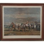 After Sir Alfred Munnings. A good coloured Racing Print.