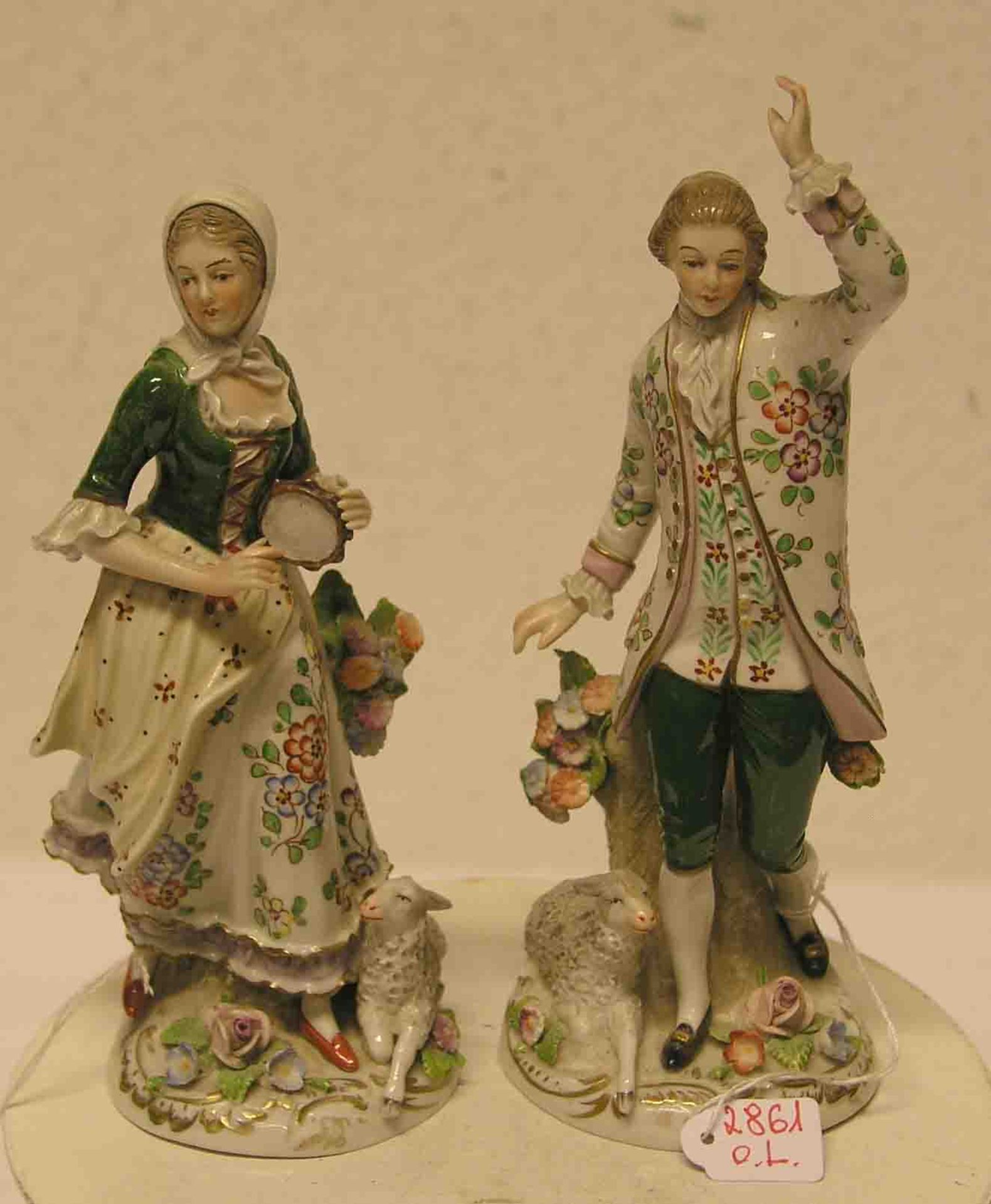 Zwei Porzellanfiguren Thüringen: