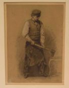 Unbekannter Künstler, 1869: "Arbeiter