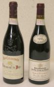 Zwei Flaschen Rotwein: "Bourgogne