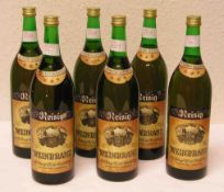 Alkoholika: "Weinbrand Reisig". Sechs