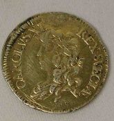 2 Mark Schweden, 1670, Silber.