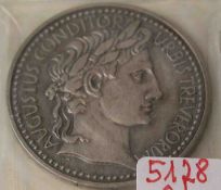Medaille, Feinsilber "Augustus