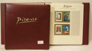 Picasso - zum 100. Geburtstag, zwei Alben Briefmarken