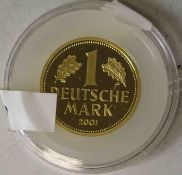 1 Dt. Mark in Gold, 2001