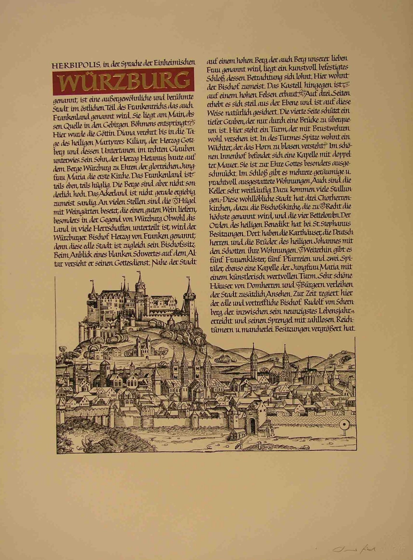 Ansicht von Würzburg