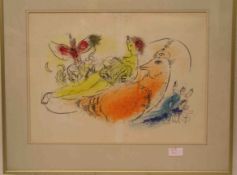Chagall, Marc: "Der Akkordeonspieler"